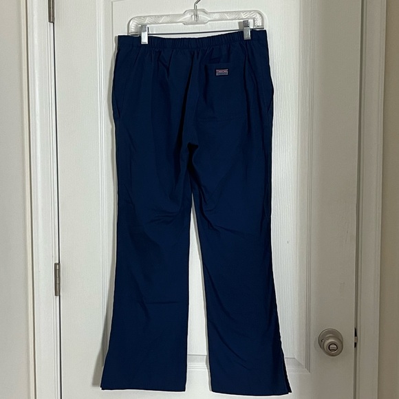 5/$25 Clearance Cherokee WorkWear Blue Scrub Pants XS elastic stretch waist - Picture 5 of 8